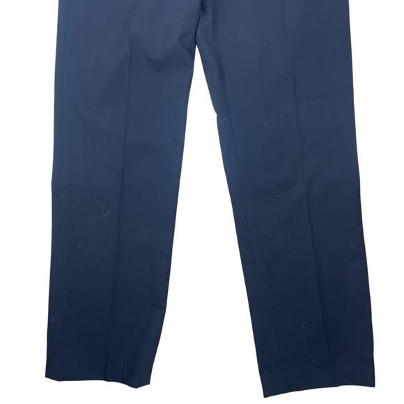 Lafayette 148 Wool Blend Taper Leg Dress Pants Navy Blue Size 0 - Picture 3 of 8